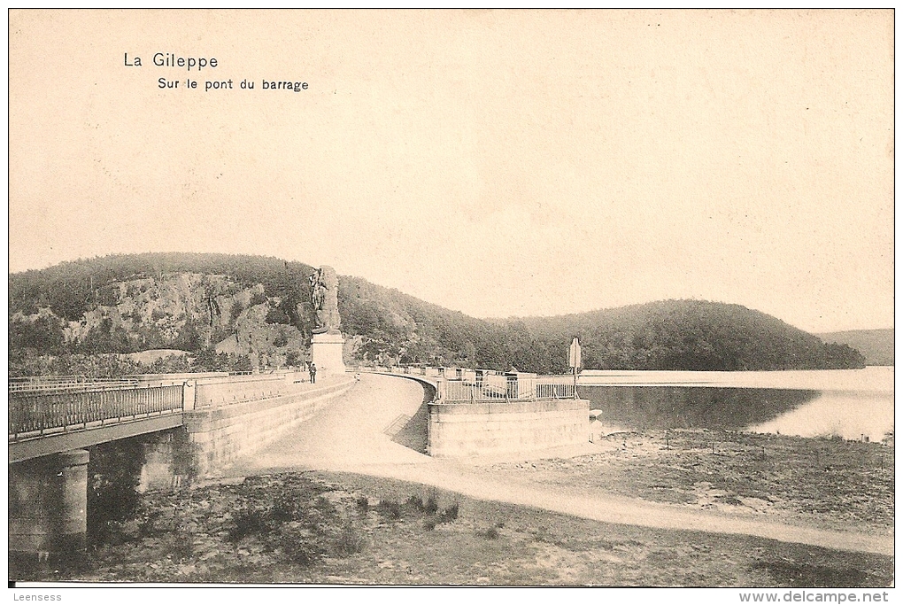 La Gileppe.Sur Le Pont Du Barrage. - Baelen