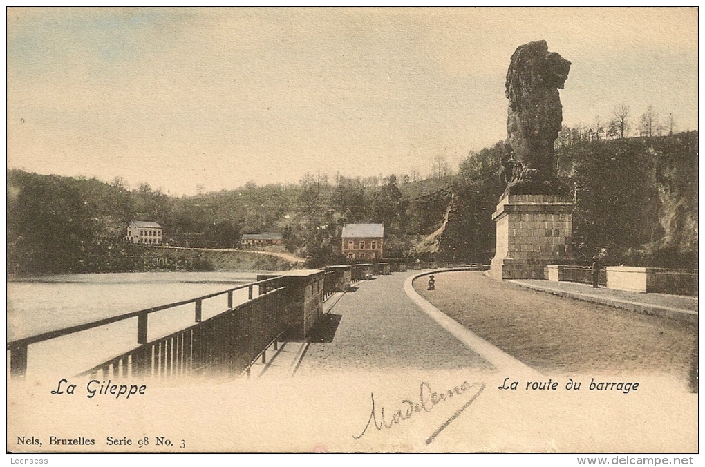 La Gileppe.La Route Du Barrage.(couleur Carte) - Baelen