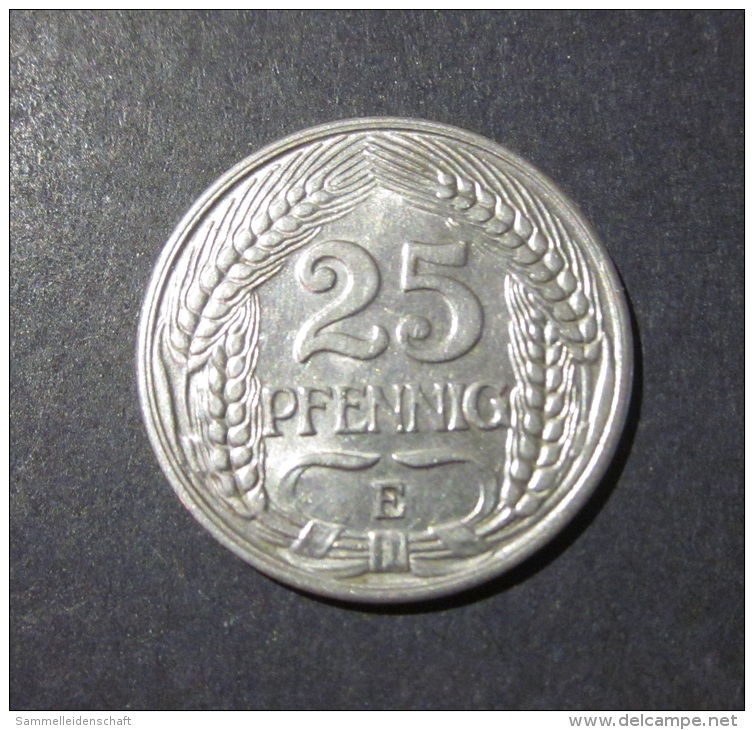 Münze Deutsches Kaiserreich 25 Pfennig 1911 E - 25 Pfennig