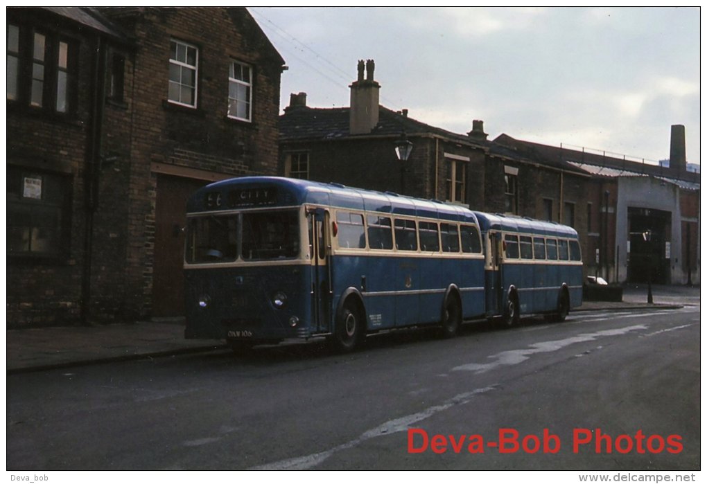 Bus Photo Bradford Corporation Transport 301 AEC Reliance Roe OKW106 - Cars