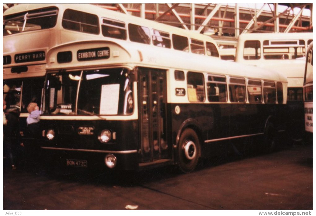 Bus Photo Birmingham Corporation Transport 3472 Daimler CRG6 Marshall BON472C - Cars