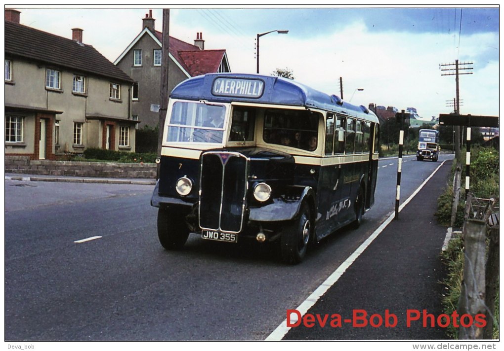 Bus Photo Bedwas & Machen UDC 7 AEC Regal III Bruce JWO355 - Cars