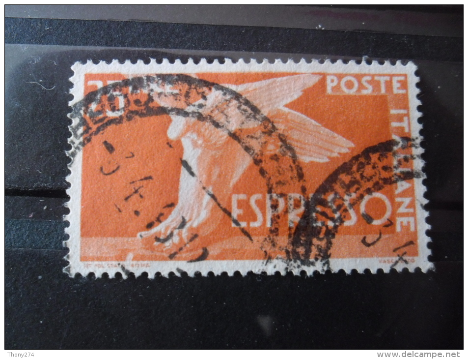 ITALIE Poste Express N°30 Oblitéré - Poste Exprèsse/pneumatique