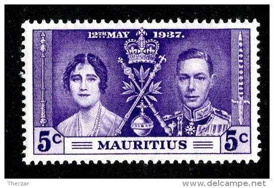 2165x)  Mauritius 1937 - SG #249  M* Sc #208 - Mauritius (...-1967)