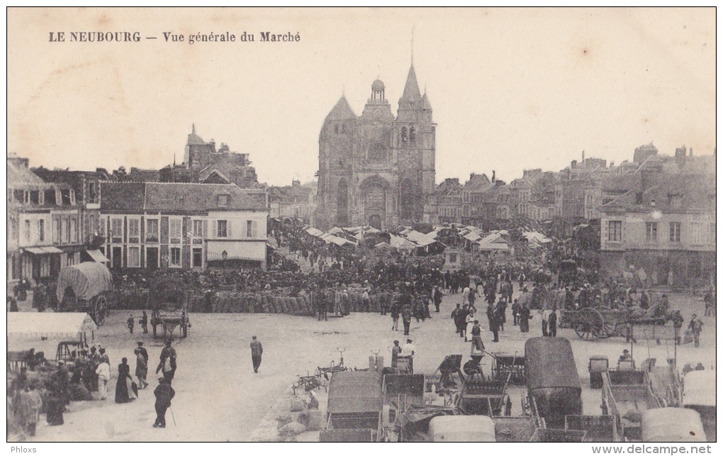 LE NEUBOURG/27/Vue Générale Du Marché/ Réf:C1468 - Le Neubourg