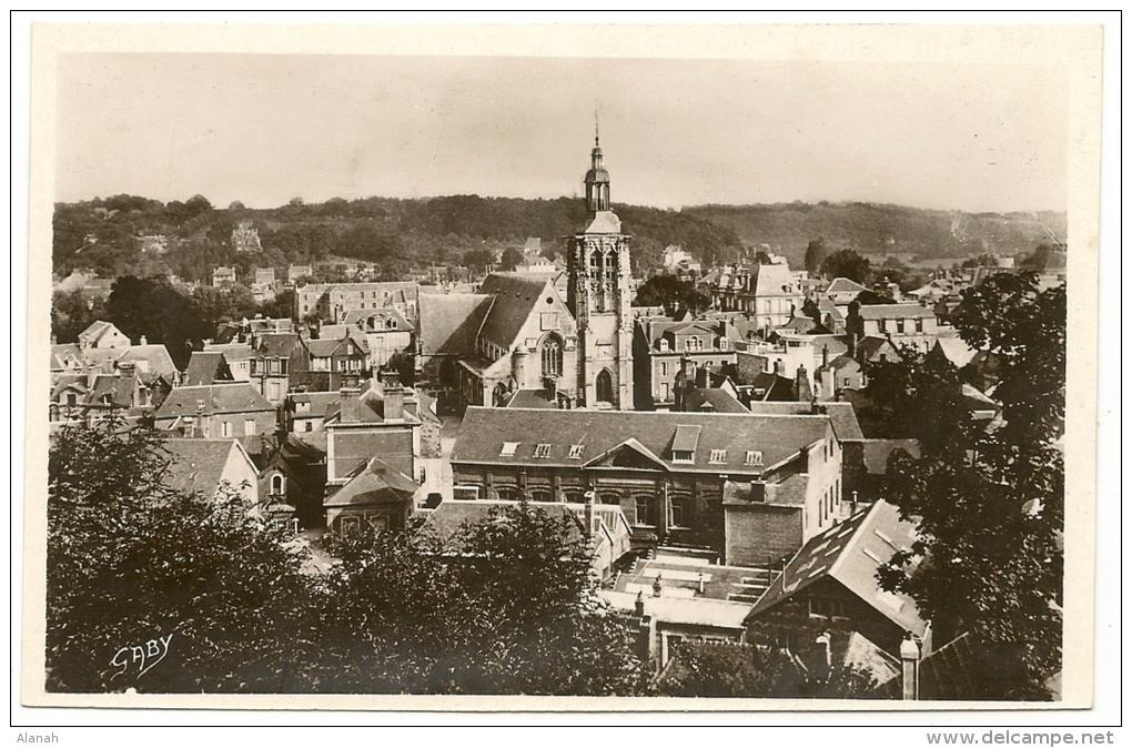 BERNAY Vue Générale Prise Des Monts (Gaby) Eure (27) - Bernay