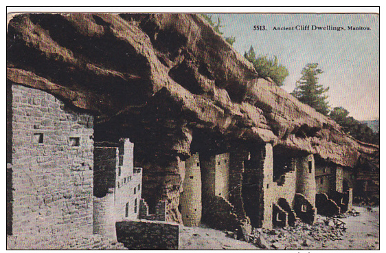 Ancient Cliff Dwellings, MANITOU, Colorado, 1900-1910s - Other & Unclassified