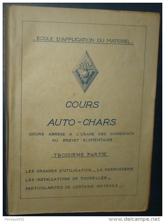 COURS AUTO-CHARS.3eme Partie.269 Pages+37 Pages.Dim280x185 - France