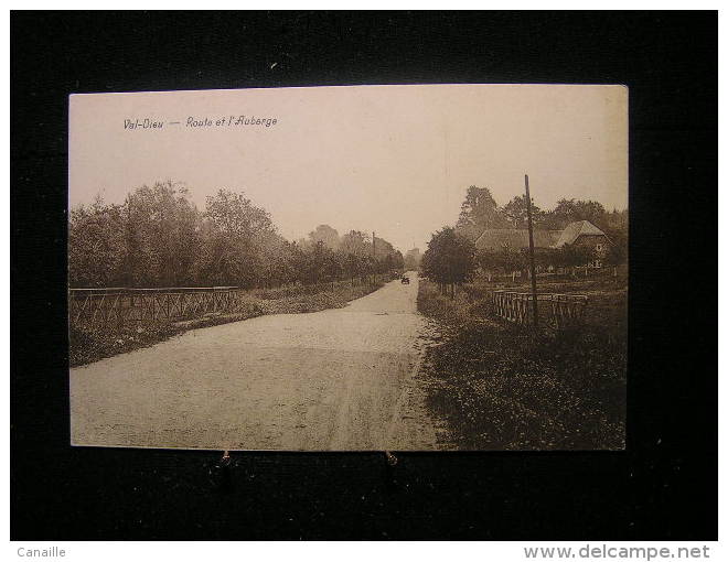 A-12 /  Val-Dieu - Route Et L'Auberge  /  Circulé En 19?  .- - Aubel