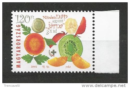 Hungria 2003-Frutas Varias- Sello Nuevo** - Unused Stamps