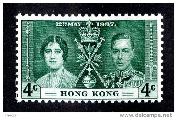 2193x)  Hong Kong 1937 - SG #137  M* Sc #151 - Ungebraucht