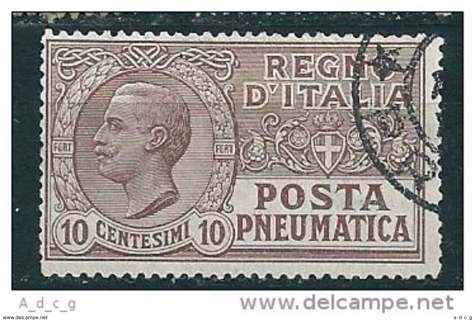 1913 1921  POSTA PNEUMATICA  10 + 15 C  2 Valori USATO - Pneumatische Post