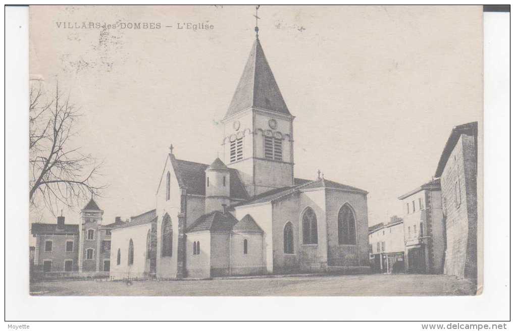 CPA-01-1925-VILLARS-les-DOMBES-L'EGLISE - Villars-les-Dombes