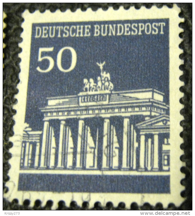 Germany 1966 Brandenburg Gate 50pf - Used - Gebraucht