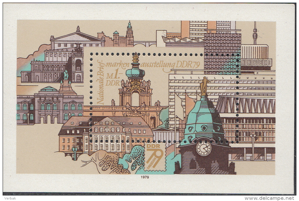 OOST-DUITSLAND MI.NR.BLOCK 55  MNH / POSTFRIS / NEUF SANS CHARNIERE 1979 - Andere & Zonder Classificatie