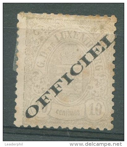 LUXEMBOURG Yvert # OFFICIAL 14 M No Gum VF - 1859-1880 Stemmi