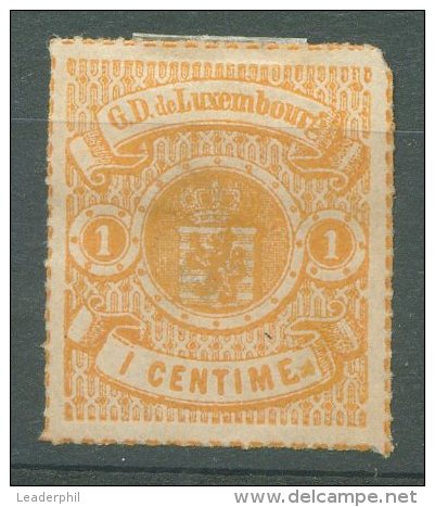 LUXEMBOURG Yvert # 16 B M No Gum VF - 1859-1880 Armoiries