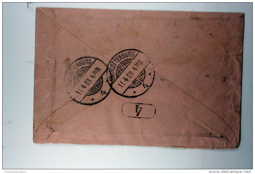 Germany: Rohrpost-Brief, 1903 - Enveloppes