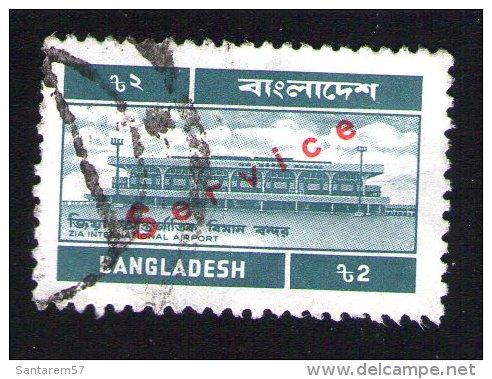 BANGLADESH Oblitération Ronde Used Stamp Zia Aéroport International Airport Service - Bangladesh