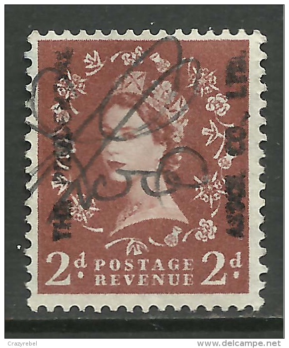 GB 1958 QE2 2d Revenue Ovpt Prudential Assoc. ( M956 ) - Revenue Stamps