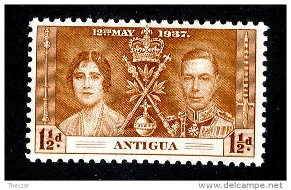 2255x)  Antigua 1937 - SG #96  M* Sc #82 - 1858-1960 Colonia Británica