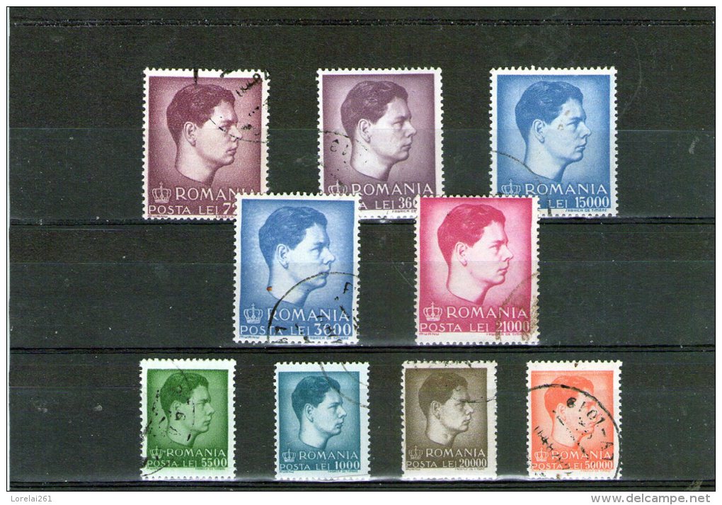 1947 - Roi Michele Mi No 1028/1035 Et Yv No 938/946 - Used Stamps