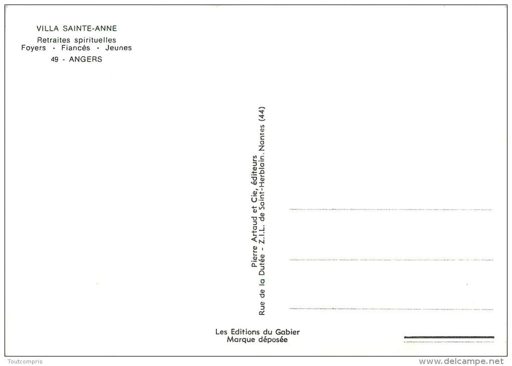 TC-TO13 -020 :  Angers Villa Sainte-Anne  Retraites Sprituelles - Angers