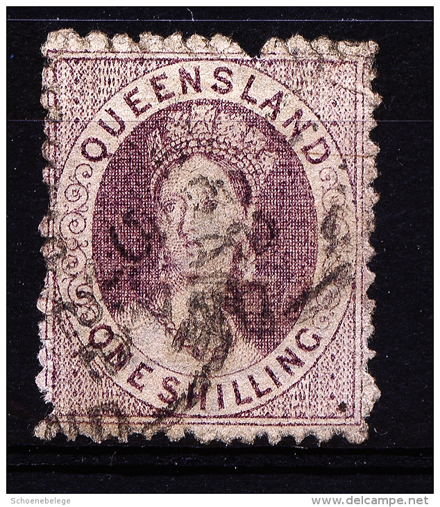 A2231) Queensland 1 Shilling Gebraucht Used Gestempelt - Gebruikt