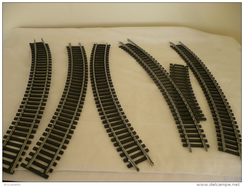 5 RAIL JOUEF FOR PLAYCRAFT N° 470 R=325mm R=12 3/4 - Rails