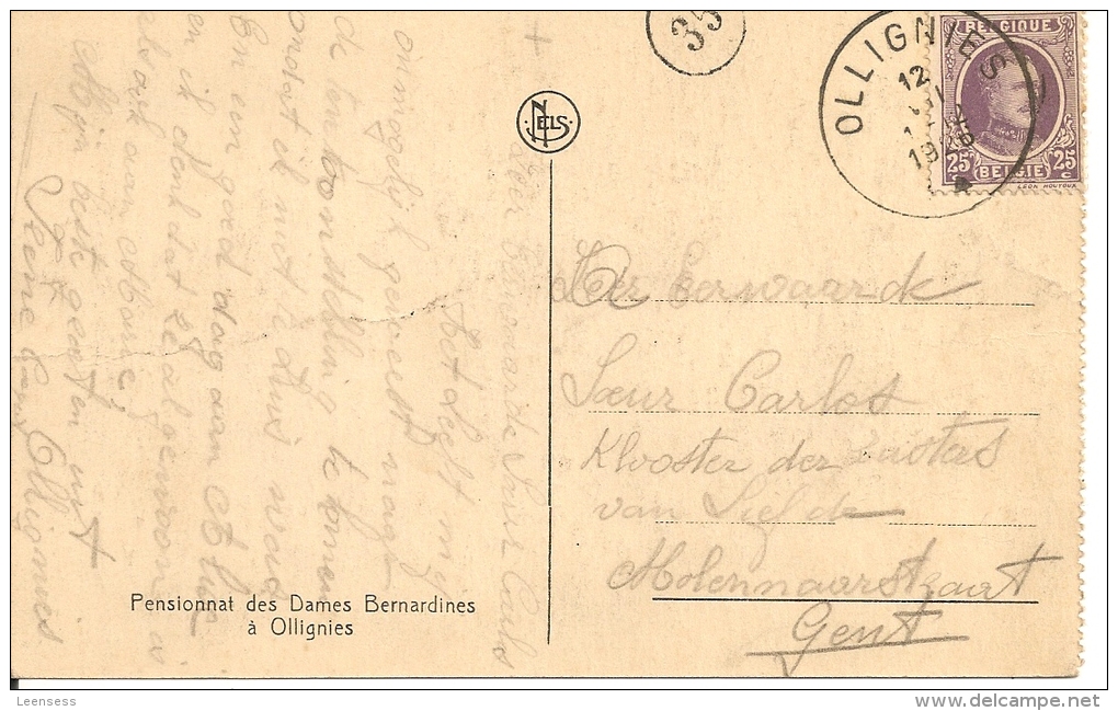 Ollignies- Pensionnat Des Dames Bernardines. - Lessines