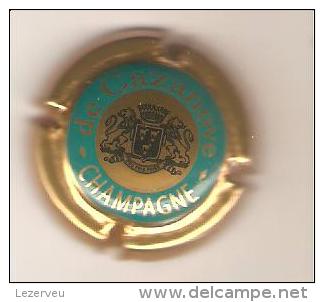 CAPSULE MUSELET CHAMPAGNE DE CAZANOVE(vert Et Noir Fond Or) - De Cazanove