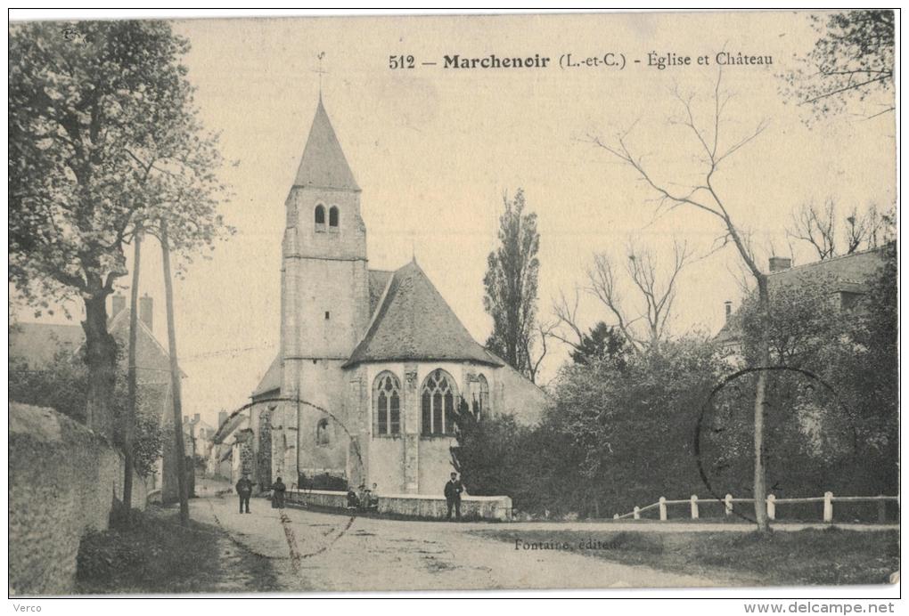 Carte Postale Ancienne De  MARCHENOIR - Marchenoir