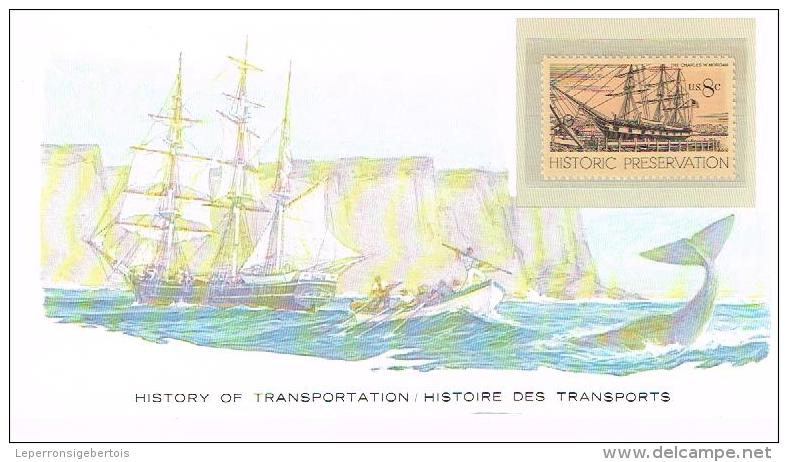 Histoire DesTransports U S POSTAGE 8c HISTORIC PRESERVATION - Barcos