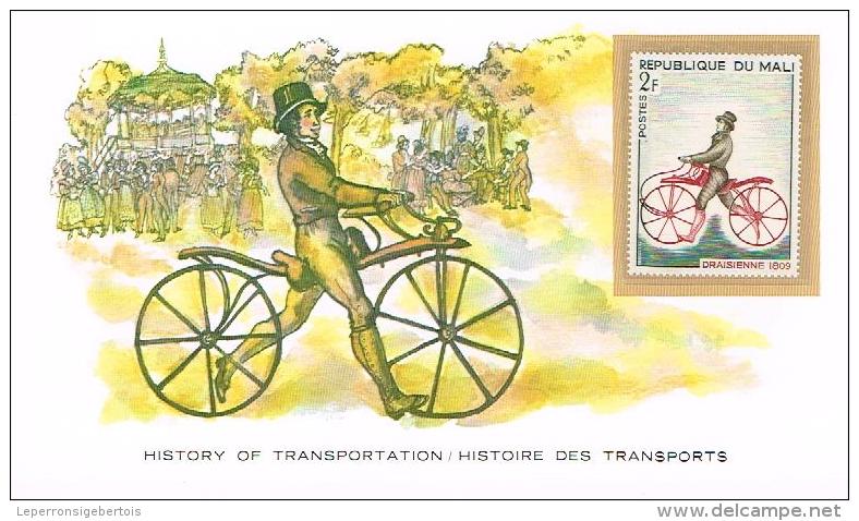 Histoire DesTransports République Du Mali 2 Francs - Vélo