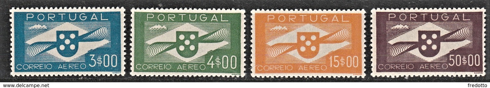 Portugal Flugpost 1941,Nr.642-45 Postfrisch ** Kat. 400,- Euro - Neufs