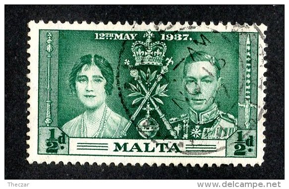 2275x)  Newfoundland 1937 - SG #214  Used Sc #188 - Malta (...-1964)