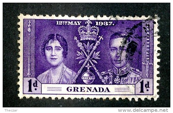 2282x)  Grenada 1937 - SG #149  Used Sc #128 - Grenada (...-1974)