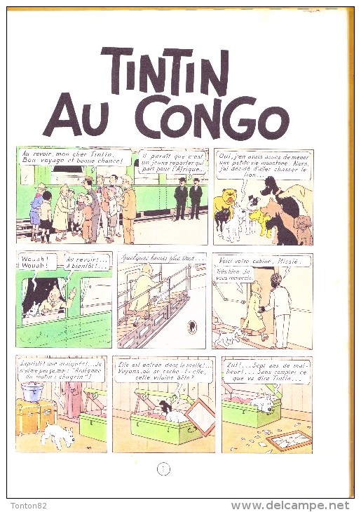 Hergé - Tintin Au Congo - Casterman - ( 1970 ) . - Tintin