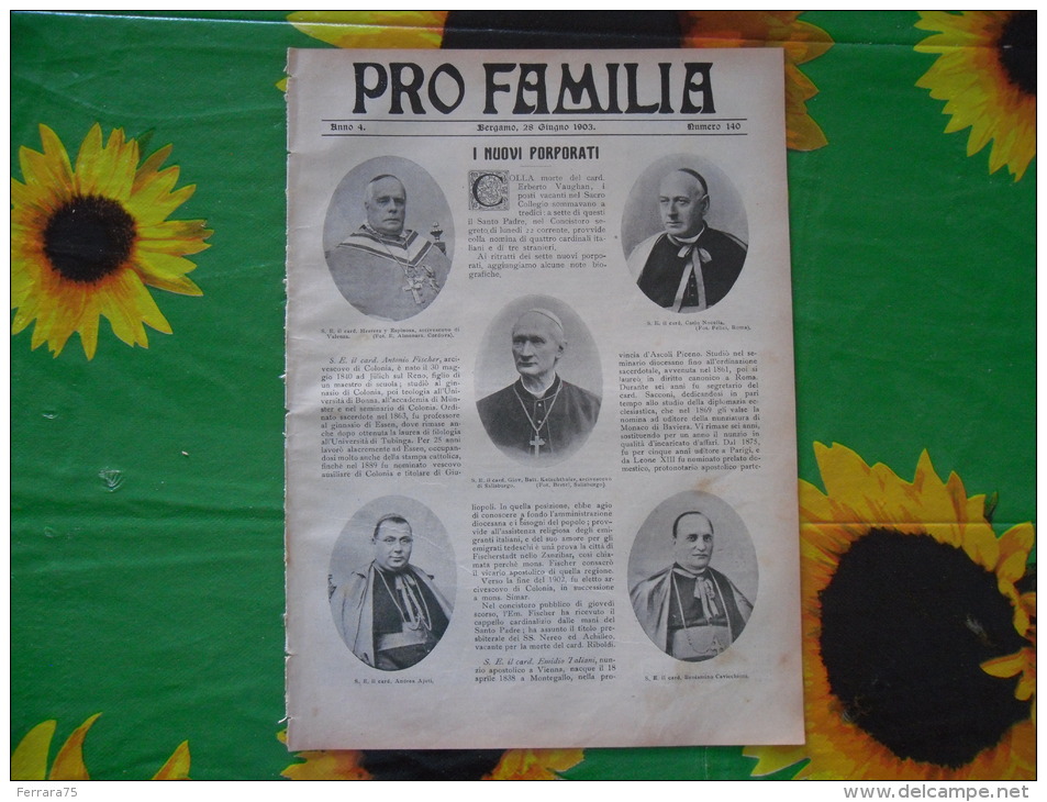 PRO FAMILIA N.140 1903 I NUOVI PORPORATI ROMA USI E COSTUMI ALLEVAMENTO DELLE FARFALLE VICENZA - Society, Politics & Economy