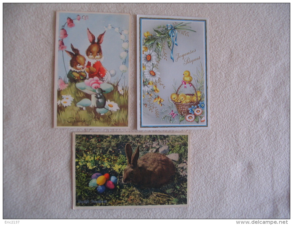 3 Cartes Paques...... - Easter
