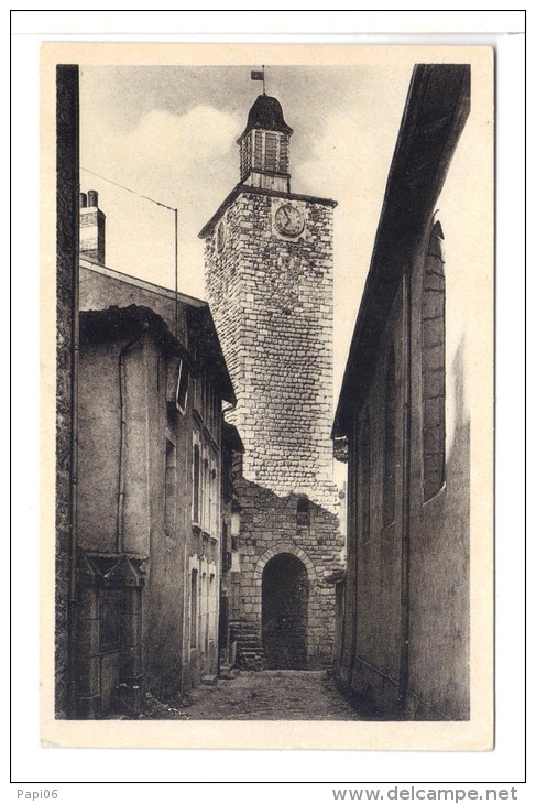 43.- CRAPONNE -sur-ARZON. Donjon.  Horloge - Craponne Sur Arzon