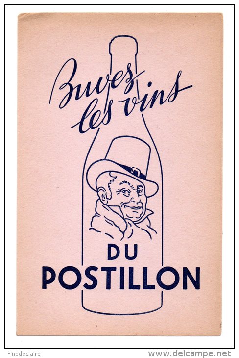 Buvard - Buvez Les Vins Du Postillon - Liqueur & Bière