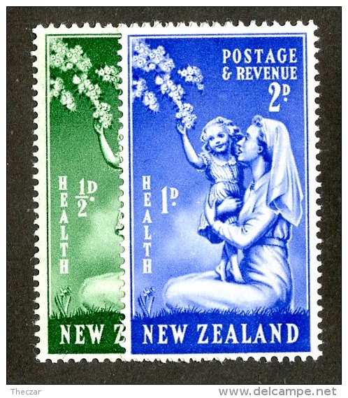 2340x)  New Zealand 1949 - SG # 698/99  Mm* ( Catalogue £.50 ) - Ongebruikt