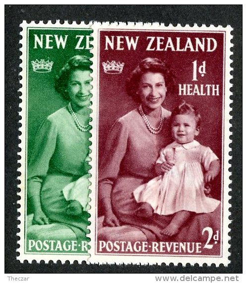 2341x)  New Zealand 1950 - SG # 701/02  Mm* ( Catalogue £.50 ) - Neufs