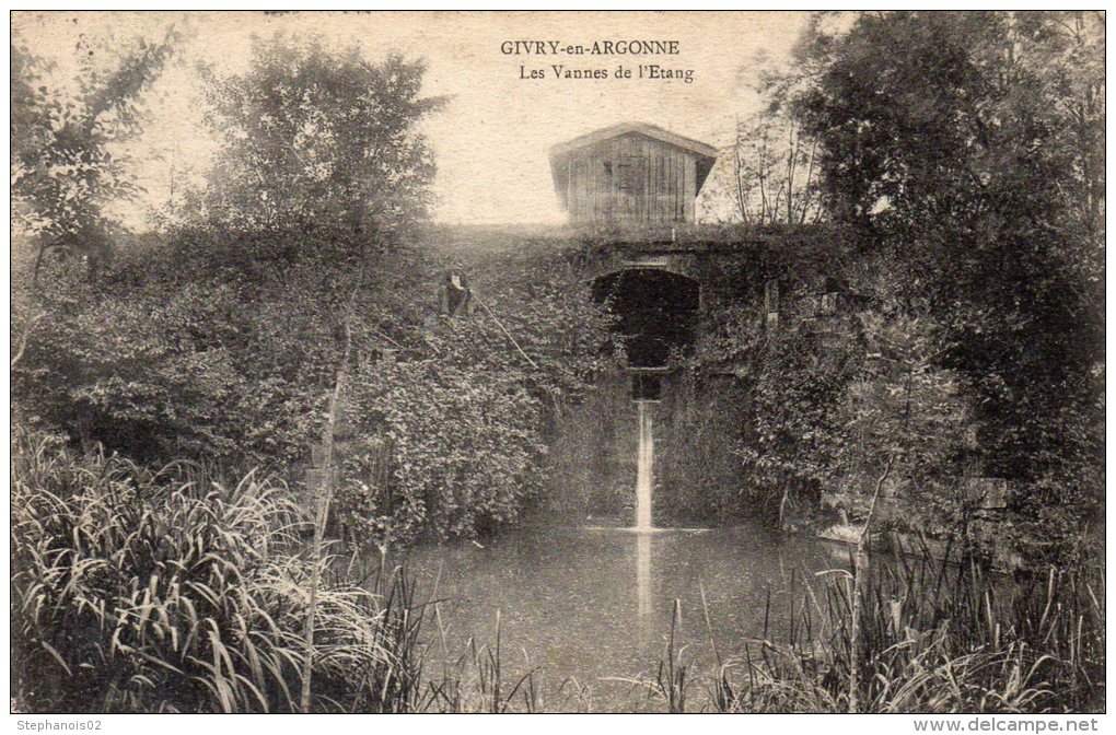 51.Marne.Givry En Argonne.Les Vannes De L'etang - Givry En Argonne