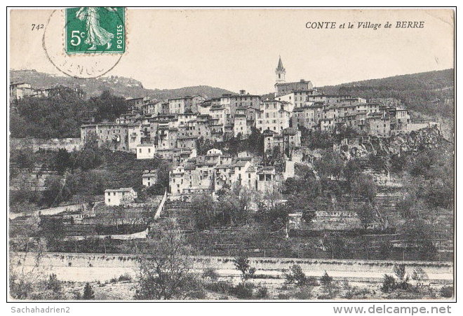 06. CONTES Et Le Village De BERRE. 742 - Contes