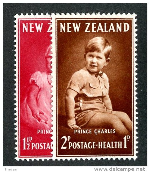 2343x)  New Zealand 1952 - SG # 710/11  Mm* ( Catalogue £.30 ) - Neufs