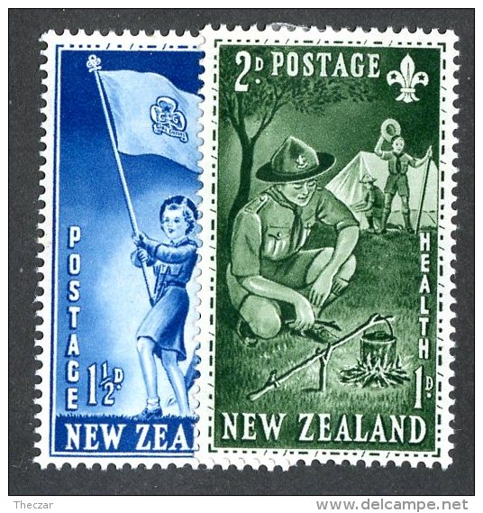 2344x)  New Zealand 1953 - SG # 719/20  Mm* ( Catalogue £.30 ) - Ongebruikt