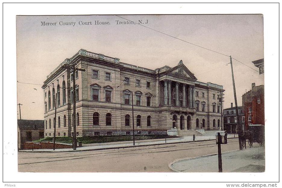 AMERIQUE/ETATS-UNIS/NEW-J ERSEY/TRENTON.N.J.Mercer County Court House/Réf:5124 - Autres & Non Classés