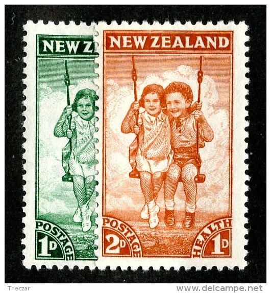 2347x)  New Zealand 1942 - SG # 634/35  Mm* ( Catalogue £.60 ) - Neufs